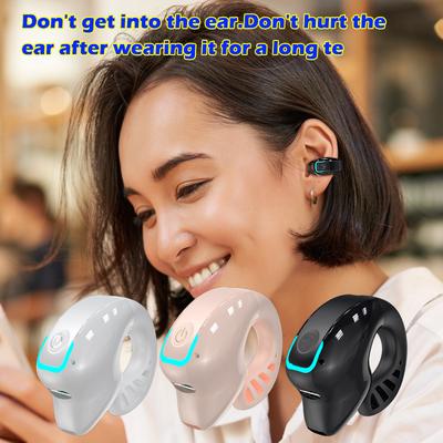 Беспроводной Bluetooth-наушник с одним ухом, наушник-клипса, шумоподавление, Bluetooth 5.3 GD28LK