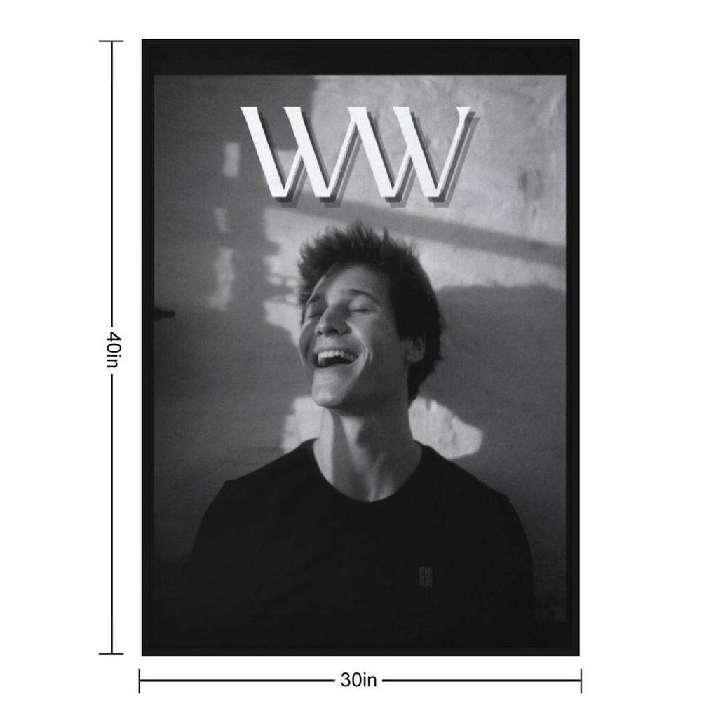 Wincent Weiss Throw Blanket Cute Luxury Thicken Cute Plaid for winter Blankets