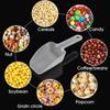 Plastic Ice Scoops Mini Transparant Ice Shovel Kitchen Tools & Gadgets Party Bar Buffet for Candy Dessert Grain Dry Goods Shovel