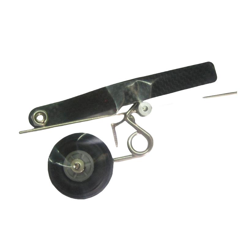 Model airplane, high-quality carbon fiber tail wheel frame, fixed wing large aircraft, carbon fiber tail wheel frame