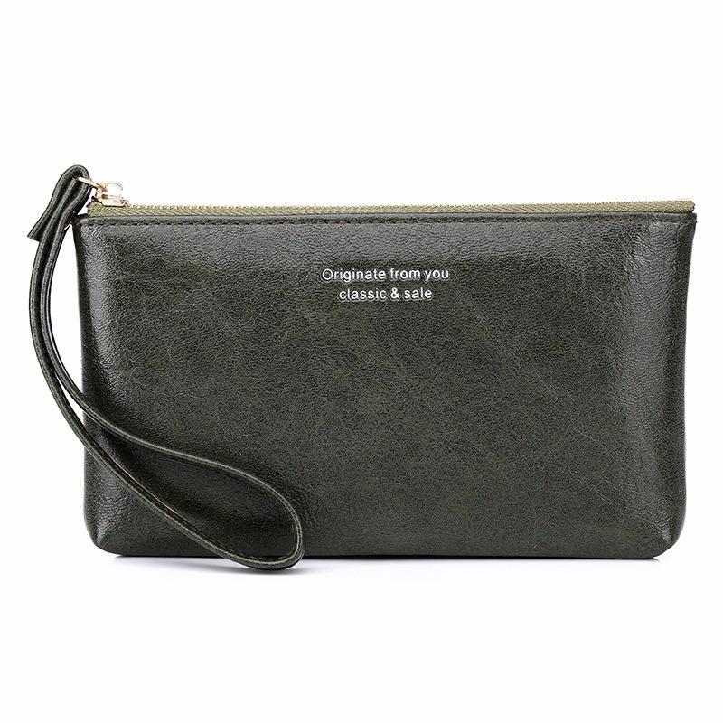 IELGY Женский кошелек большой емкости на молнии для хранения вещей