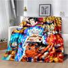 Japanese portable Dragon Cartoon Ball flannelette lightweight thin sheet sofa cover family office casual warm throw blanket.