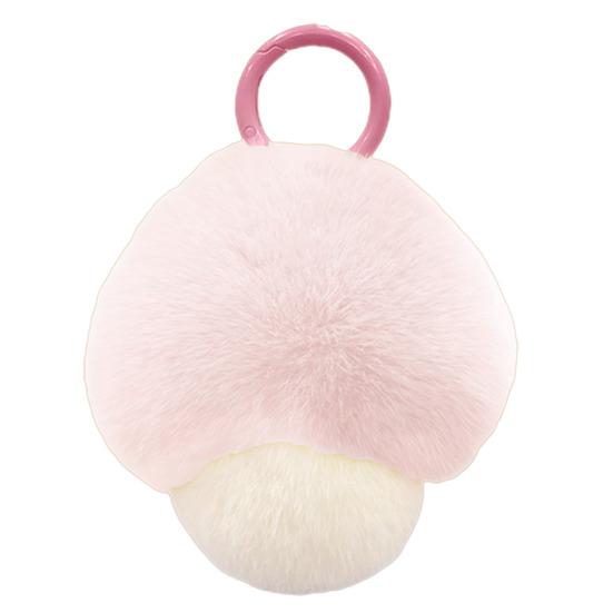 Плюшевый брелок в виде гриба, нечеткий искусственный мех кролика, автомобильный брелок для ключей, DIY брелок, подвеска, украшение, украшение для рюкзака, подарок на день рождения