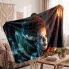 Warm Flannel BlanketBride of Frankenstein Soft Cozy Throw Blanket for Bedroom Couch