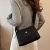 2025 новая простая однотонная нейлоновая ткань повседневная простая маленькая квадратная сумка большой вместимости многосекционная сумка через плечо