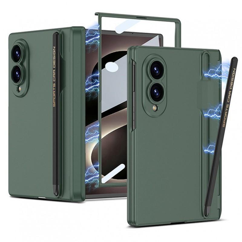 Чехол для Galaxy Z Fold8 со встроенным слотом для стилуса, магнитным держателем для ручки, полноразмерным, противоударным, из поликарбоната
