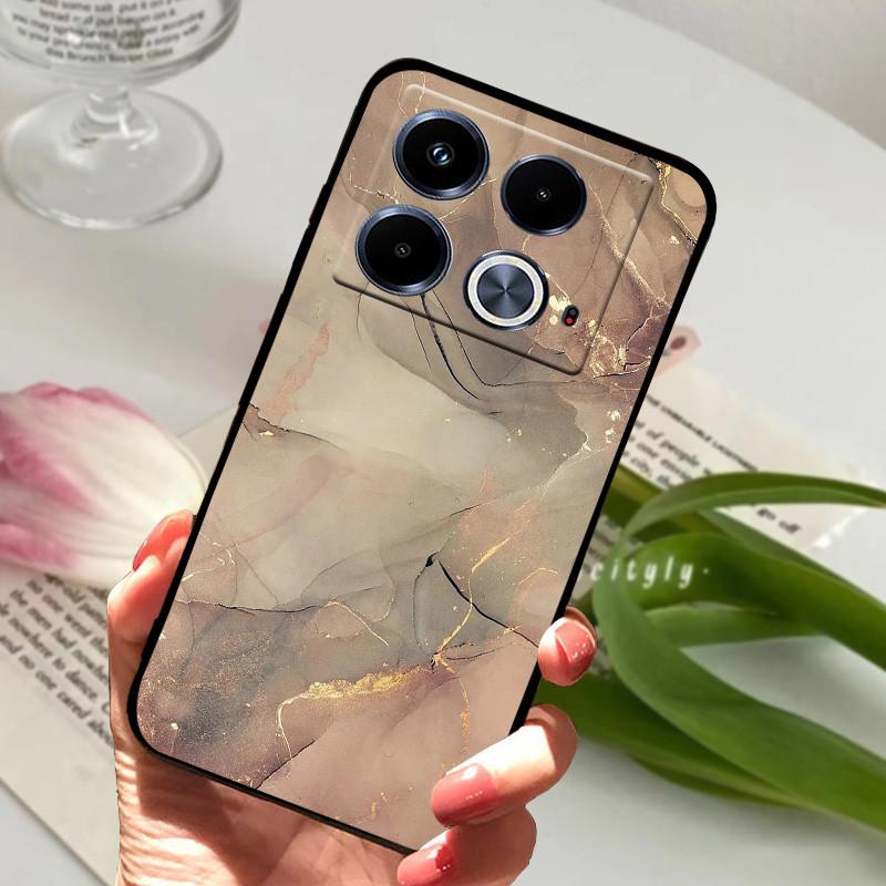 Чехол для Infinix Note 40 из мягкого силиконового ТПУ с рисунком животных, защитный чехол для Infinix Note 40 Pro 4G 5G 40 Pro Plus.