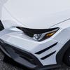 New Design  To Up For Subaru WRX STI VB Car Front Headlight Lamp Eyebrow Eyelid Lip Trim Cover By ABS Gloss Black