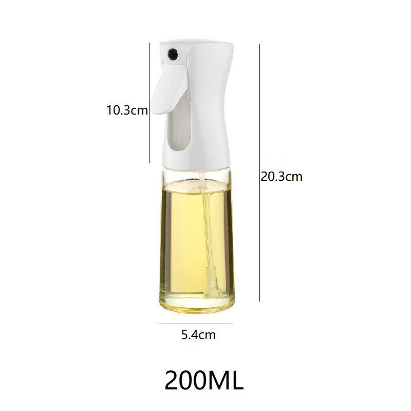 200ml Oil Spray Bottle BBQ Cooking Olive Oil Sprayer Plastic Baking Oil Spray Empty Bottle Vinegar Bottle Or Oil Brush