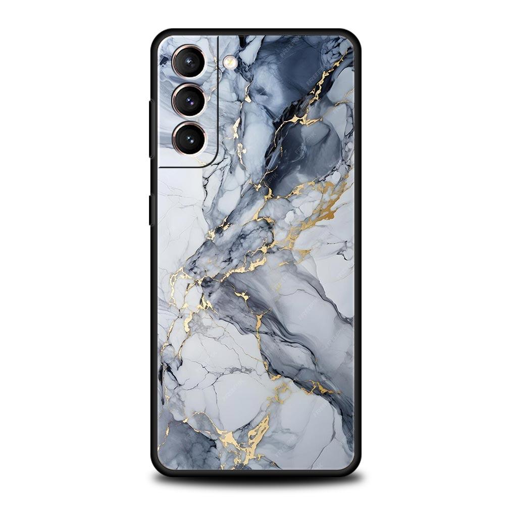 Акварельный мраморный чехол для телефона Samsung Galaxy S25 S24 S23 S22 S20 Ultra S21 FE 5G S10 Plus S10E Мягкий чехол из ТПУ