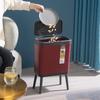 15L Creative Trash Can - High-Foot with Lid, Large-Capacity Press-Type for Kitchen & Office