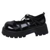 Women's Shoes 2024 Solid Color Round Toe Fashionable Women's Shoes Shallow Mouth Thick Sole Professional Women's Shoes Mary Jane