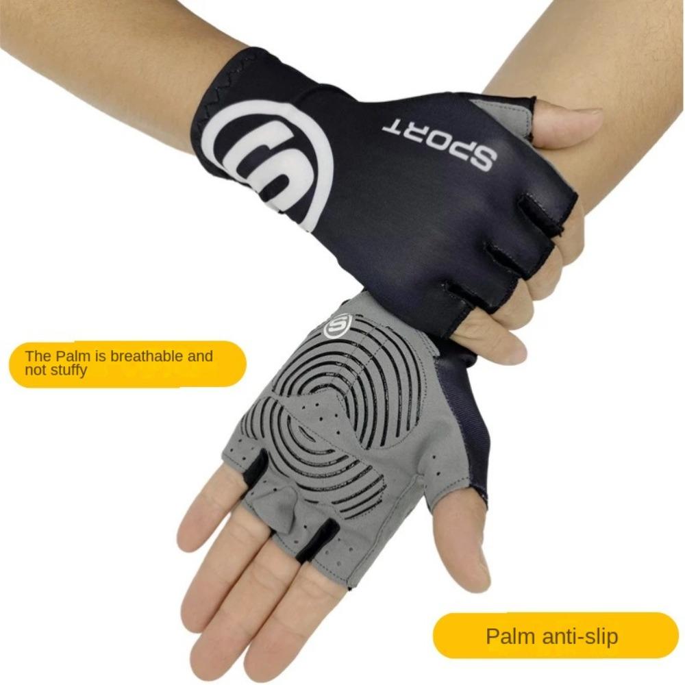 Windproof Half Finger Gloves Touch Screen Cycling Gloves Women Men Bicycle Gloves  MTB Road Bike