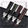 Ремешок из натуральной кожи для часов Tissot 1853 Sports Racing Series PRS516 T91 T044. Мягкий ремешок из коровьей кожи, ширина 20 мм, складная застежка.