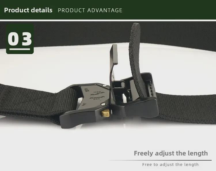 5 см алюминиевый сплав многофункциональный тактический эластичный нейлоновый ремень