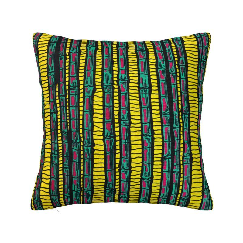 African Ethnic Ankara Style Cushion Cover x cm Polyester Soft Throw Pillow Case For Sofa Seat Decoration Bedding Pillowslip