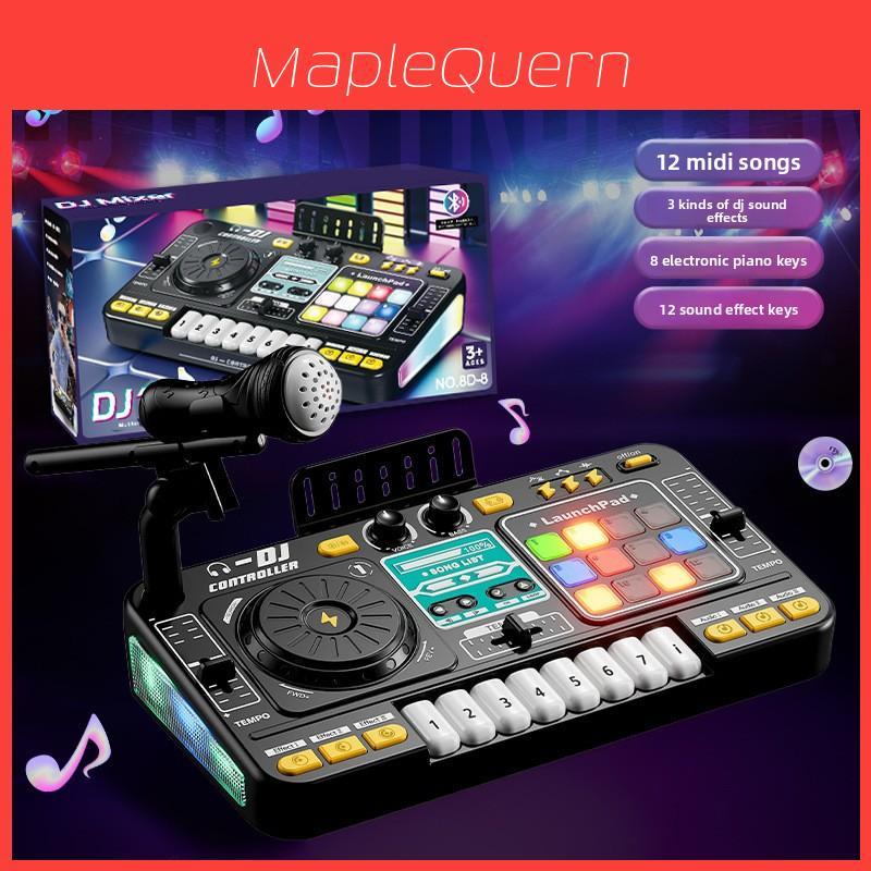 Childrens Dj Turntable Toy With Microphone For Interactive Play