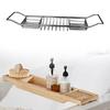 Adjustable Bath Organizer for Bathtub, Storage Rack Phone, Towel, Book