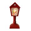 Christmas Wind Light USB/Battery Powered Mailbox Design Lamp Retro Sequin Glass Ball Santa Claus Snowflake Lantern Xmas Decor
