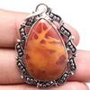 Pendant Wild Horse Jasper Gemstone Mother'Day Gift Silver Jewelry 1.75"