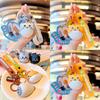 Charming Pvc Cat Fish Keychain Cute Cartoon Styles Perfect For Cat Lovers Gift