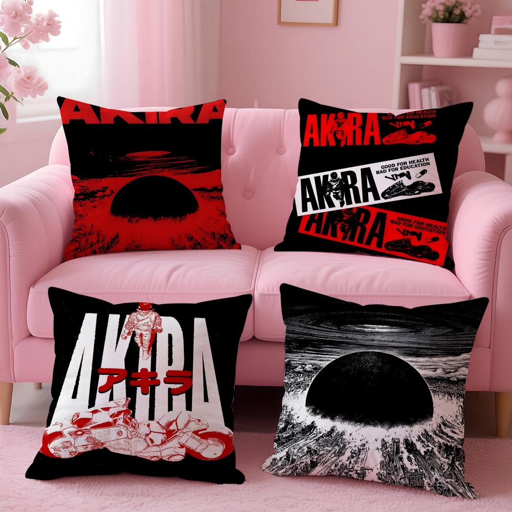 Cyberpunk Classic Japanese Anime AAkira Cushion Cover Pillow Case Soft Skin Friendly Fabric Concealed Zipper