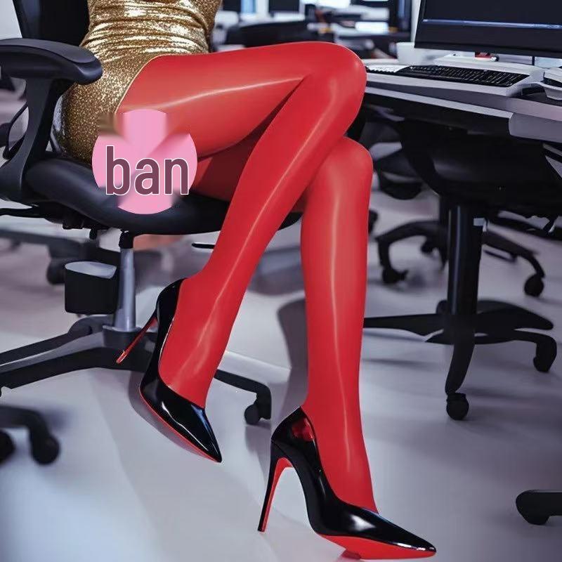 Horse 912 Needles 8d Oil Summer Pantyhose Sexy Silky Smooth Shiny Plus Size Aurora Silk Stockings