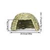 Grass House For Rabbits Folding Beds Guinea Pig Hideouts Small Animal Play Hideaway Bed Habitat Decor Hay Bed Playhouse