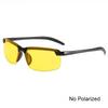 Yellow Night Vision Driving Sun Glasses with UV400 Protection Trendy Anti-glare Polarized Sunglasses Suitable Fishing Cycling