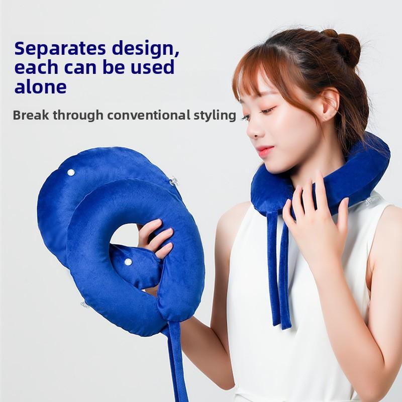 Cervical Spine Protector Inflatable Cervical Spine Stretcher Three-layer Full Velvet Thickened Liner Can Be Used In Layers Alone