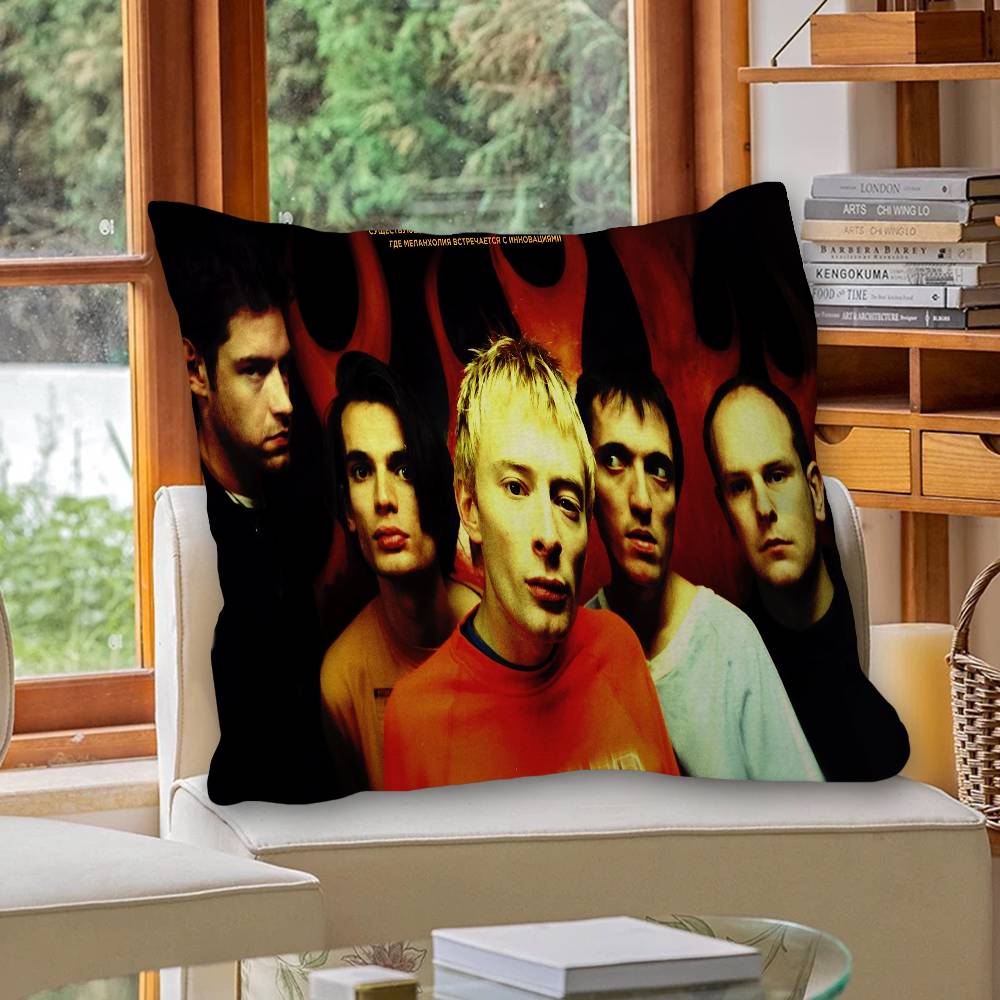 R-Radioheads Музыкальная Наволочка Подушки Чехол для Подушки-Пледа в Машину Для Дивана Машины Рождественский Подарок 40x40см 45x45см