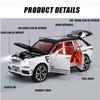 1:32 Scale Alloy Model Car for Cullinan, Zinc Alloy Pull Back Toy Car with Sound and Light, Luxury SUV Miniature Metal Vehicle Collectible Toys