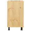 SKI Cabinet Honey Brown 40 x 46 x 81 cm Solid Pine Wood