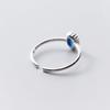 Xiaomi BF CLUB 925 Sterling Silver Ring For Women Jewelry Colorful CZ Open Vintage Handmade Ring Allergy For Party Birthday Gift