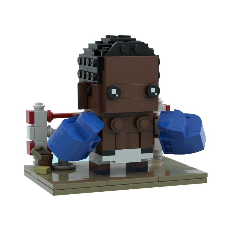 MOC Собранный конструктор игрушечный набор Подарочная модель Brickheadz Boxing Champion Boxin