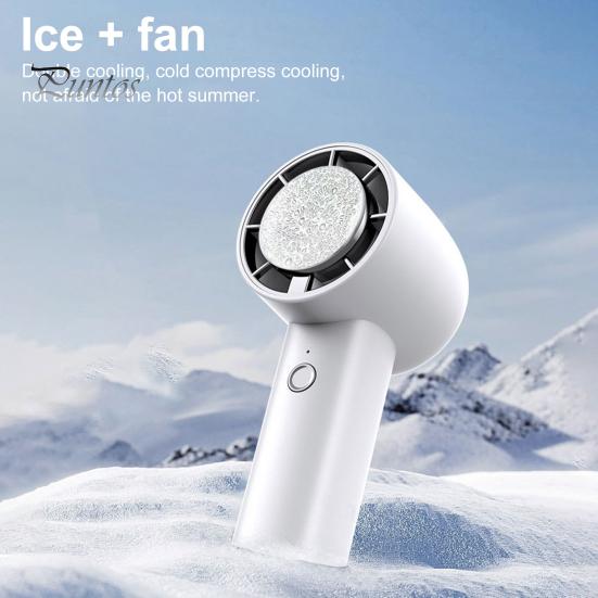 Ручной вентилятор с мощным потоком воздуха, компактный дизайн, портативный, работающий от USB-аккумулятора, 3 скорости, охлаждающий вентилятор, охладитель воздуха