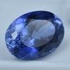 Natural Blue Tanzanite Loose Gemstone 11.45 ct Oval Cut for Jewelry Making and Gem Collections