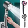High Pressure Filtered Handheld Shower Head 3 Spray Modes ON/OFF Switch Inner Filter Showerhead for Pets Bathing Toilet Corner