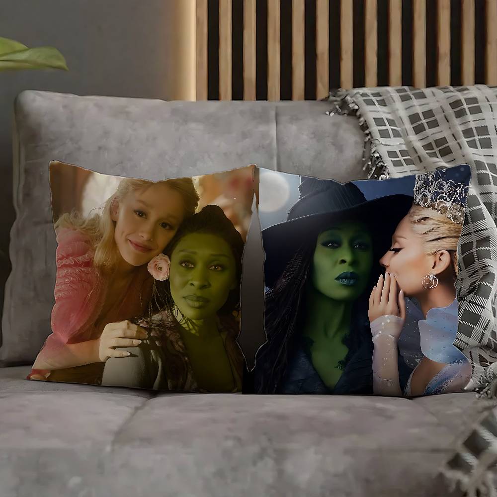 W-WickeES Elphaba G-Glinda Наволочка Для Декора Дивана Автомобиля Офиса Комнаты Печатная Наволочка Декорации и Защита