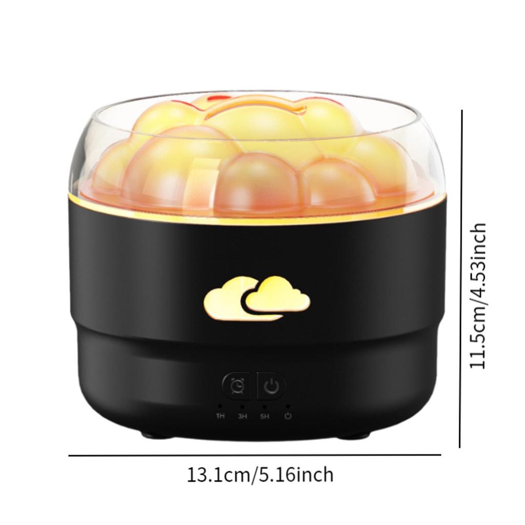 Essential Oil Diffuser Silent Mist Humidifier Table Desk Air Humidifier LED Lights for Housewarming Yoga Christmas Bedroom SPA