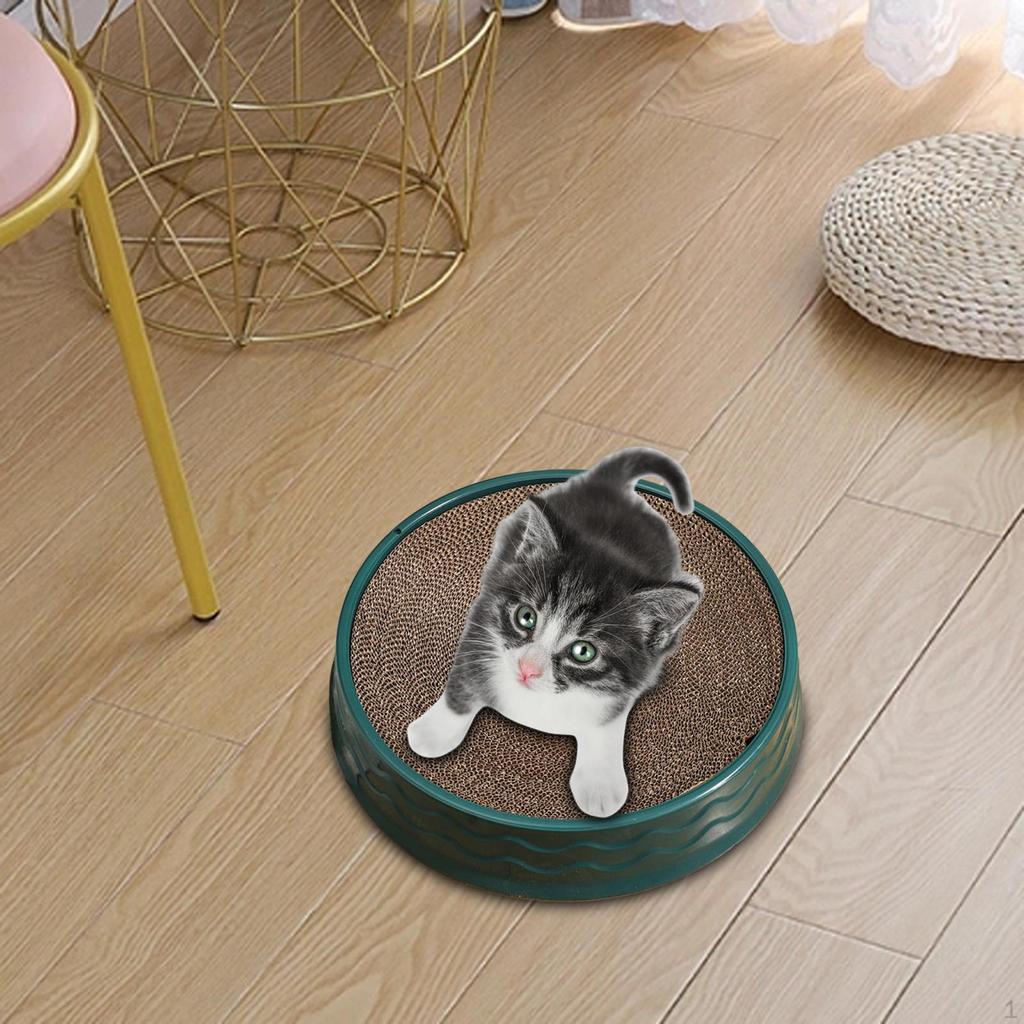 Функциональная кошачья когтеточка и лежанка для кошек всех размеров, круглый дизайн для отдыха