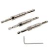 Hinge Drill Bit 3 Pcs 5/64\" 7/64\" 9/64\" High-speed Steel