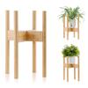 Flower Flower Bamboo Pot Planter Flower Flower Pot Adjustable Width Up To Flower Flower Pot Easy To Pot Set of Stand, Stand, Product, Stand, Stand,