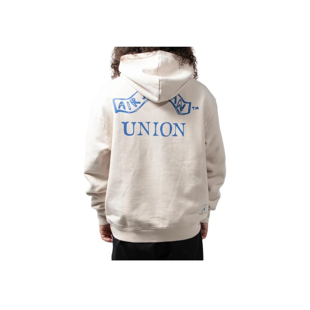 Jordan Худи из флиса X Union LA Светло-орехово-коричневый/Гиперкобальтовый Унисекс Уличная одежда IB5116-104