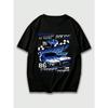 Топ Racing Musicle Car Speed 86 Street Drift Мужские футболки Хип-хоп Дышащие топы Повседневная футболка Футболка большого размера из хлопка