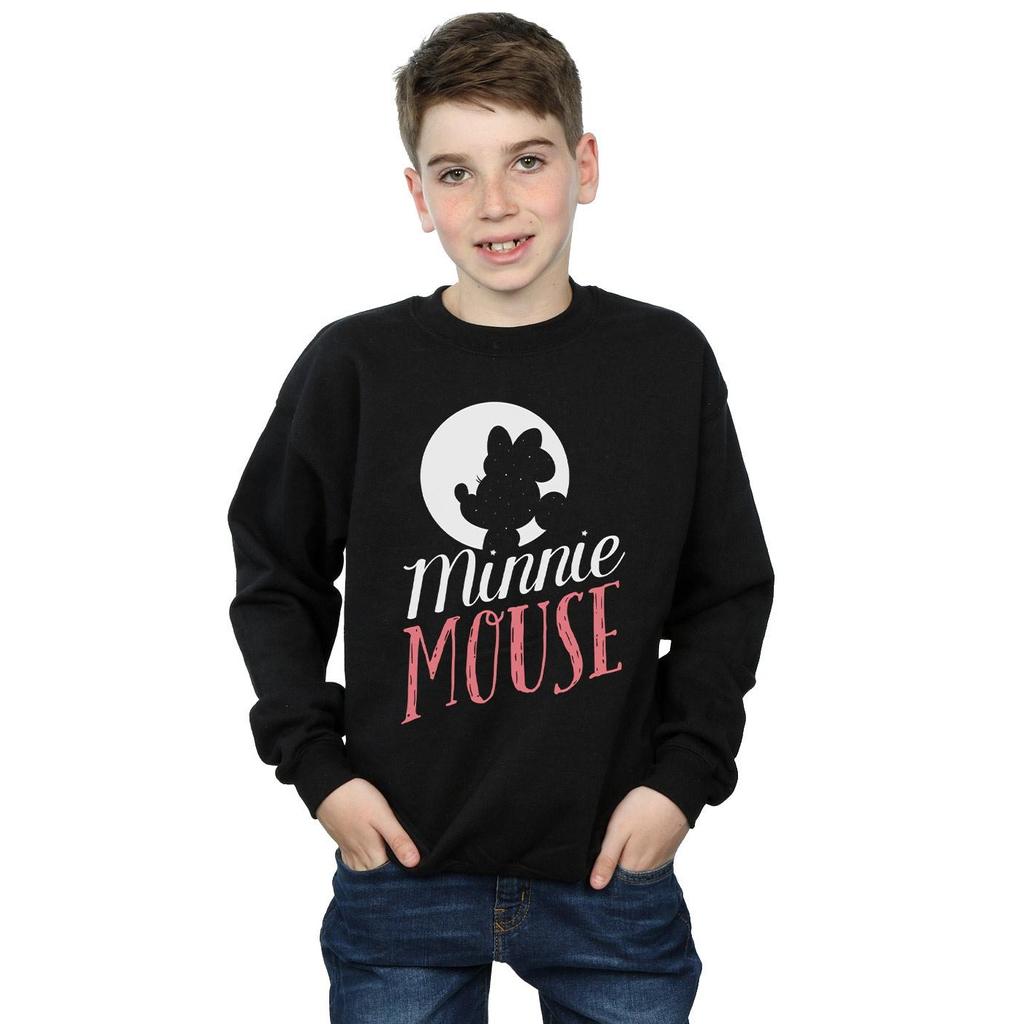 Disney Boys Minnie Mouse Moon Silhouette Sweatshirt