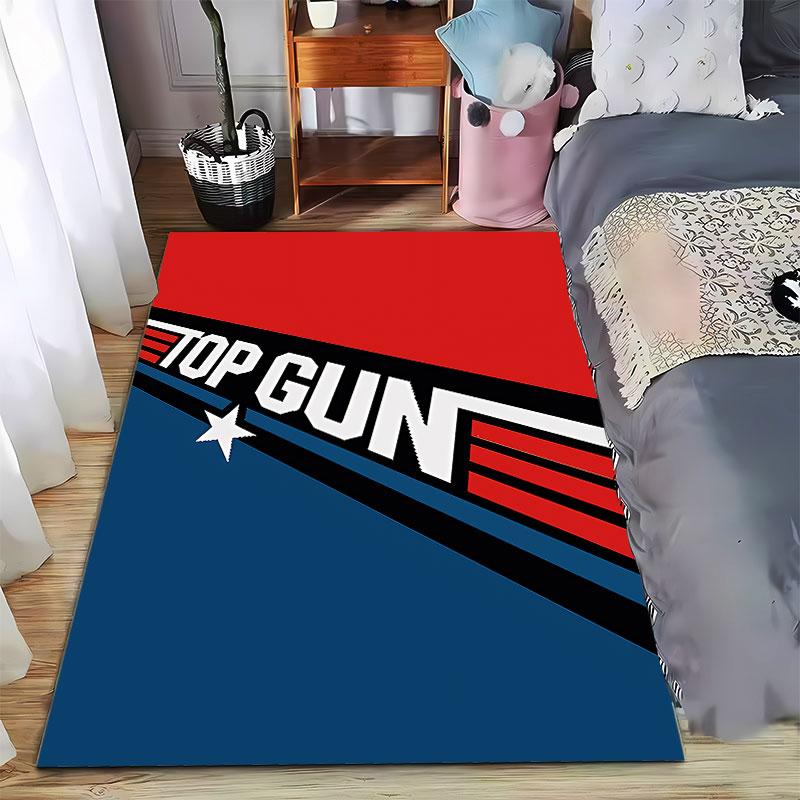 Ковер с логотипом Top Gun, подходящий в качестве нескользящего коврика для гостиной или дивана в спальне