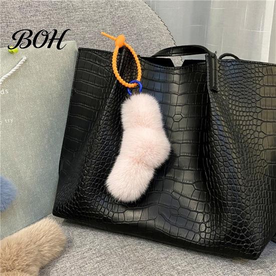 Lightweight Plush Pendant Twist Knot Bag Charm, Fuzzy Keychain Pendant, Hanging Ornament Decoration for Backpacks, Handbags, Purse, Car Keys Charm