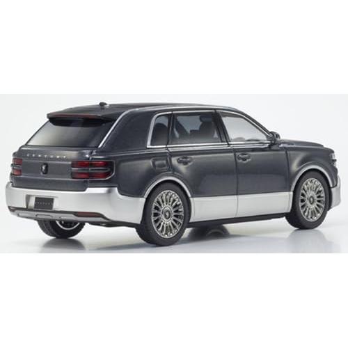 Kyosho Original 1/43 Toyota Century 'Reimei' Model Car, Gray/Silver, Mid-Brown Interior, Diecast KS03926GS