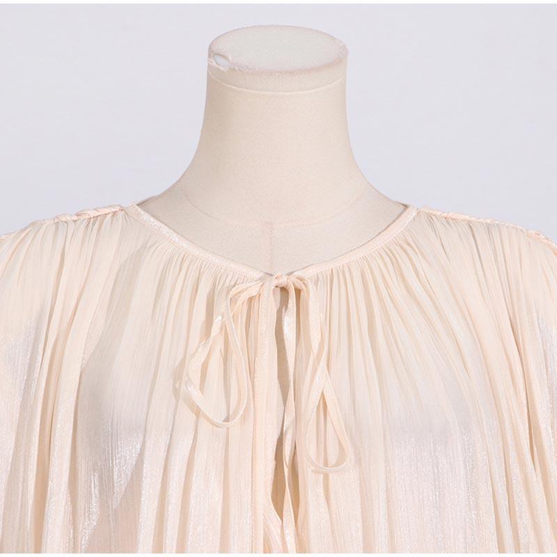 Элегантное женское платье на шнуровке, рукав-фонарик, V-образный вырез, свободное, мини, женские платья, однотонное, блестящее платье для леди